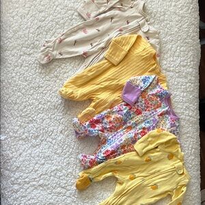 Colorful Baby Onesie Set